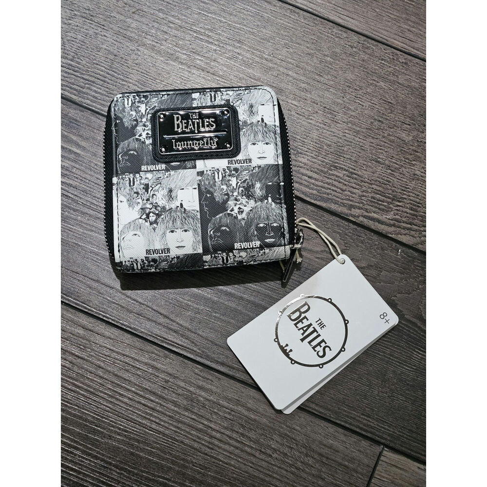 Loungefly The Beatles Revolver Album Cover Small Zip Around Wallet NWT